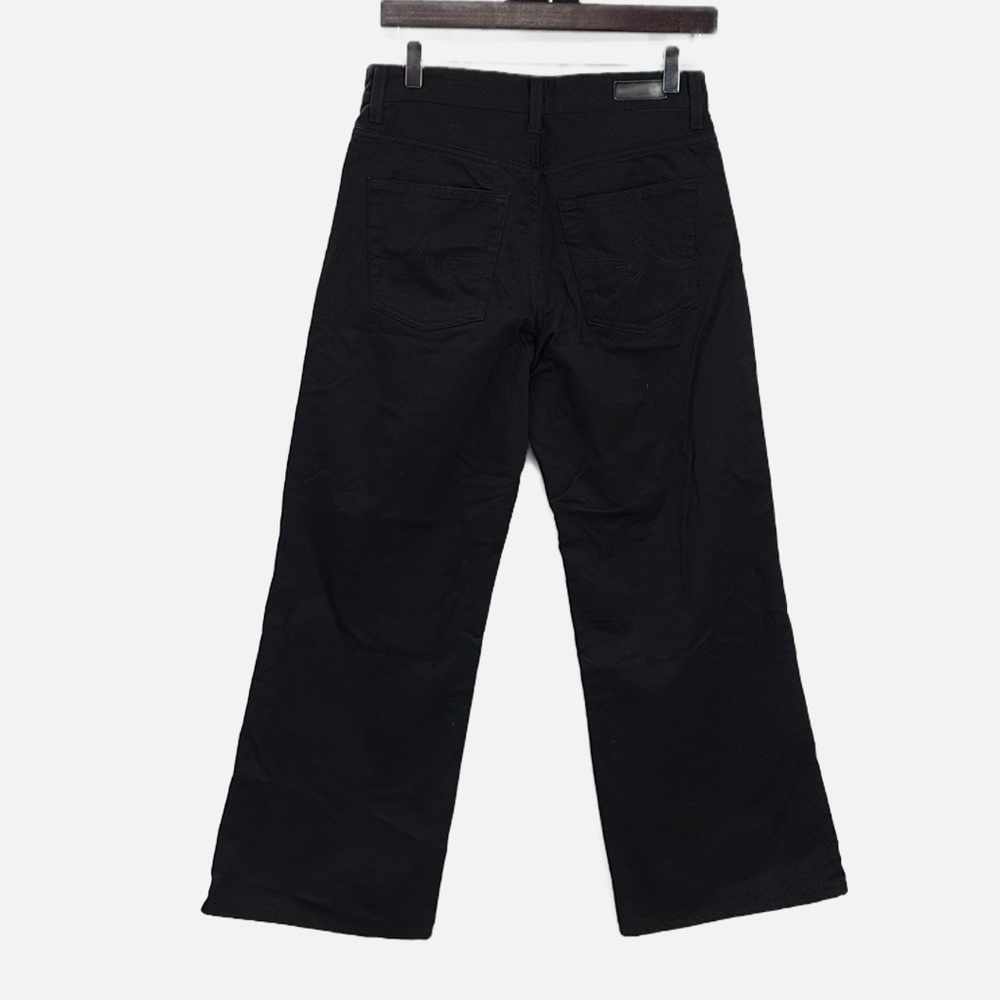 AG Saige Wide Leg Crop Cotton Jeans in Midnight High Rise Fit - Size 27 - Picture 2 of 7